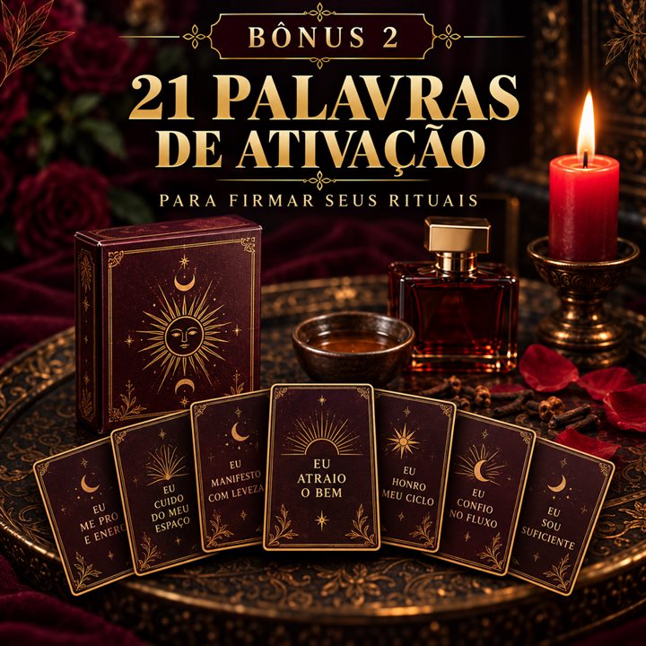 Bônus 2: 21 Palavras de Ativação para firmar seus rituais