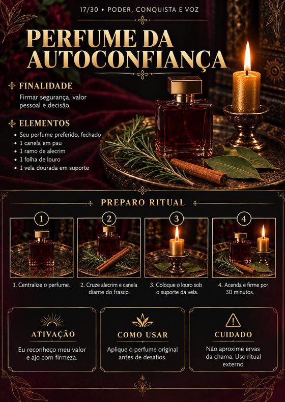Ritual Perfume da Autoconfiança - Coleção Poder Pessoal